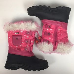Dream Pairs Waterproof Thinsulate Pink Snow Boots